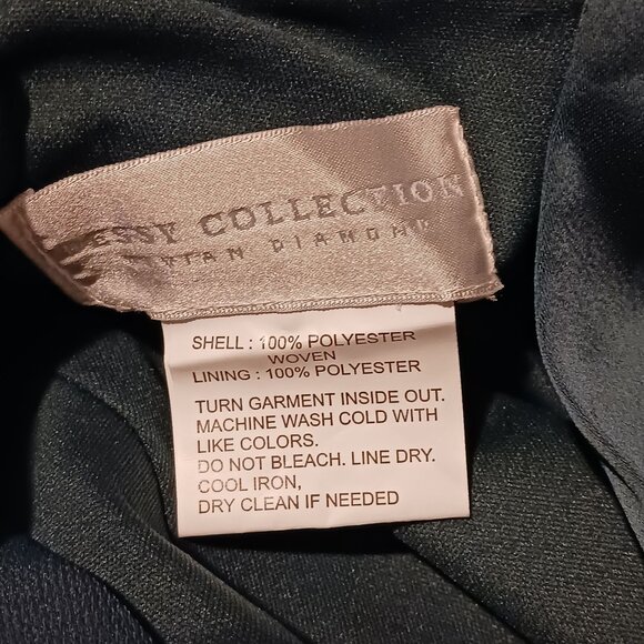 NEW Dessy Collection Cutout Open-Back Halter Maxi Dress‎ Scarf Tie Evergreen 4 - Picture 11 of 16